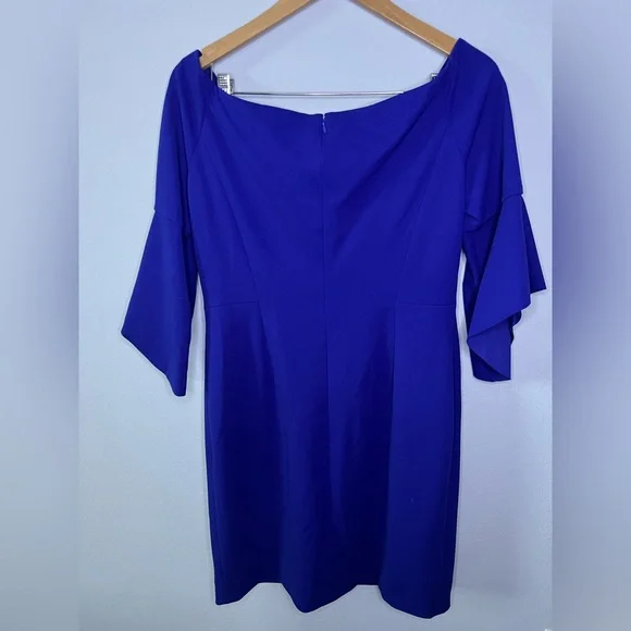 Antonio Melani Rosaleen Blue Bell Sleeve Dress NWT Size 10 - Picture 6 of 7